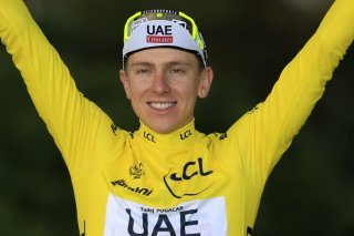Tadej Pogacar se sent "coincé" par le Tour de France KEYSTONE/EPA/SEBASTIEN NOGIER